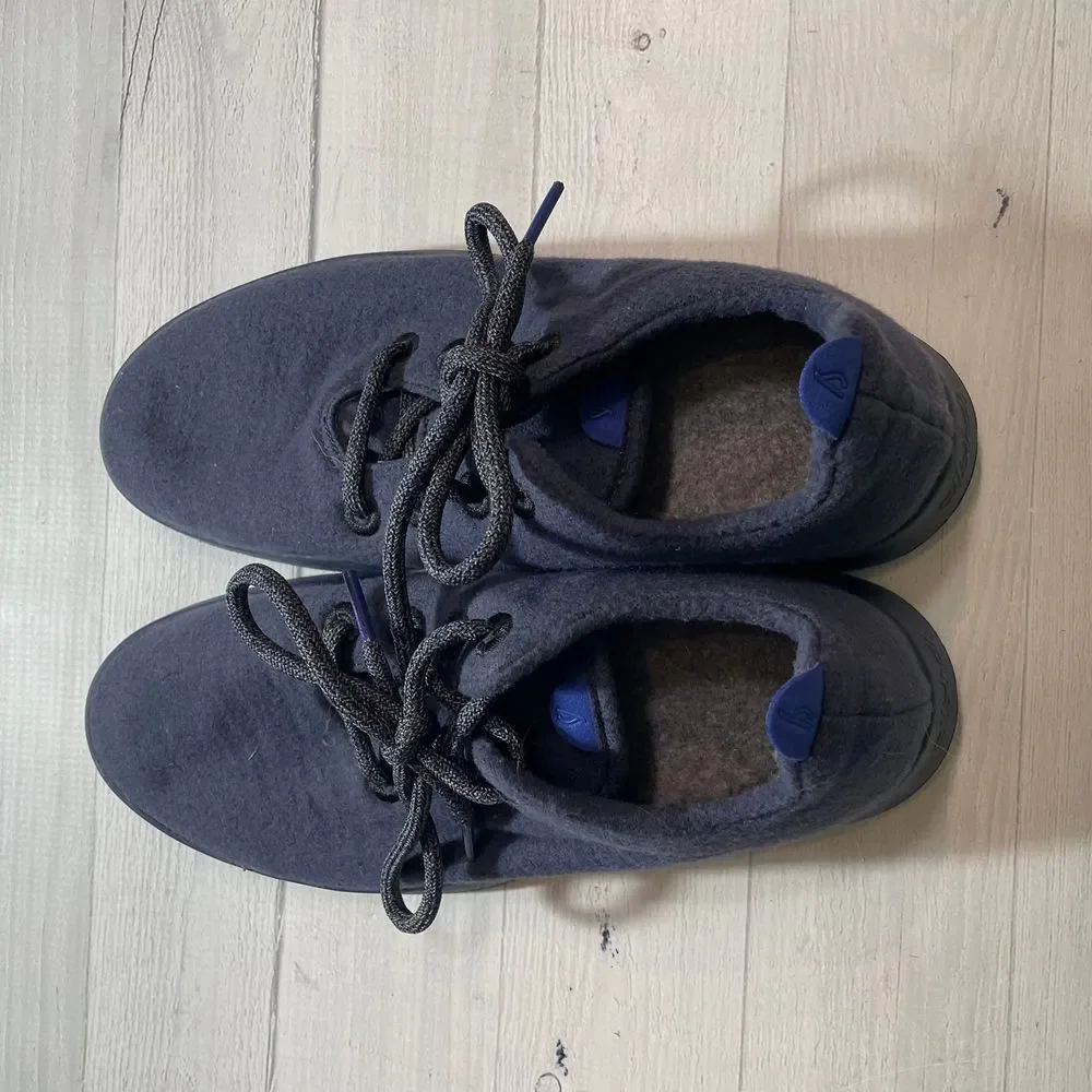 Allbirds + Outdoor voices wool runners navy blue womens 9‎